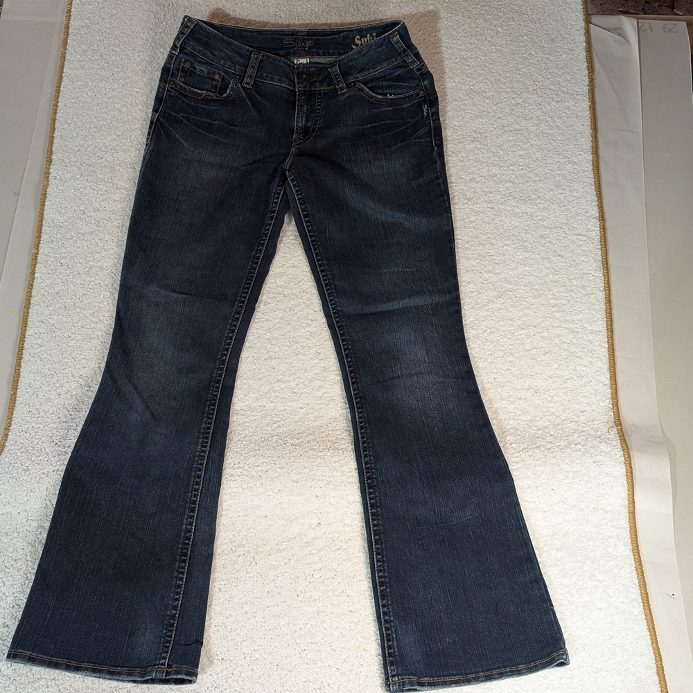 Silver Jeans Suki 31/33 Blue Boot Cut Denim